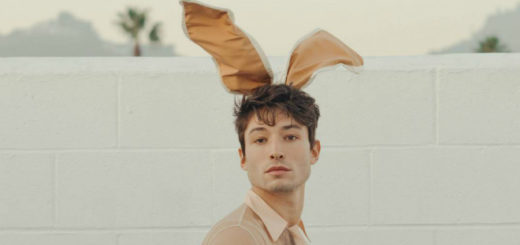 Ezra Miller is shown in a "Playboy" shoot in a featured image.