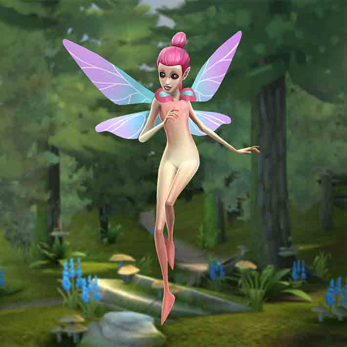 The fairy in “Harry Potter: Hogwarts Mystery”