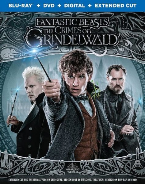 “Crimes of Grindelwald” Blu-ray cover