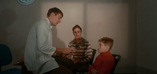 James Phelps is shown in character in the short film "7 Days."