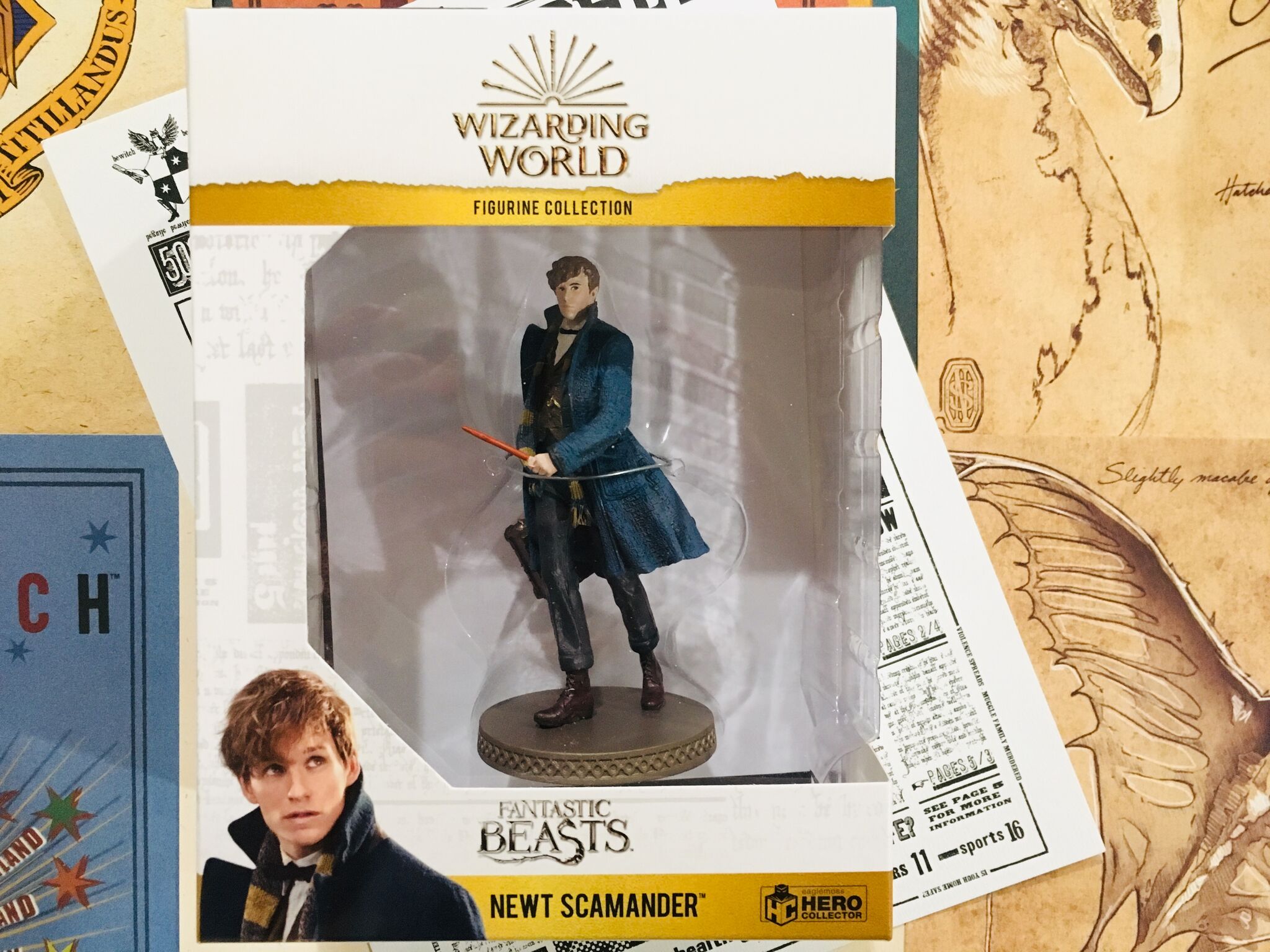 Newt is carefully packaged in a collectible box to ensure safety during delivery as well as for maximum display capabilities.