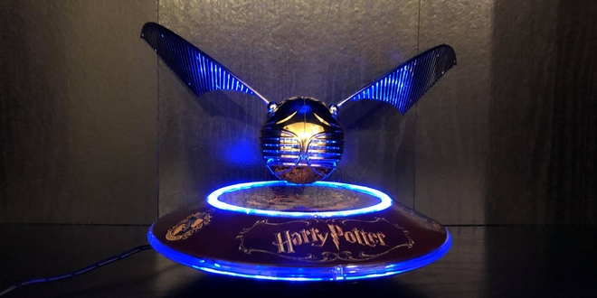 Harry Potter GOLDEN SNITCH™ Sculpture, glowing in the dark