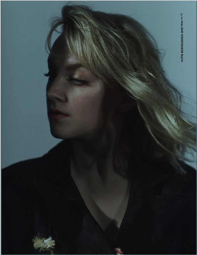 “PIBE Magazine” – Evanna Lynch in a dark jacket