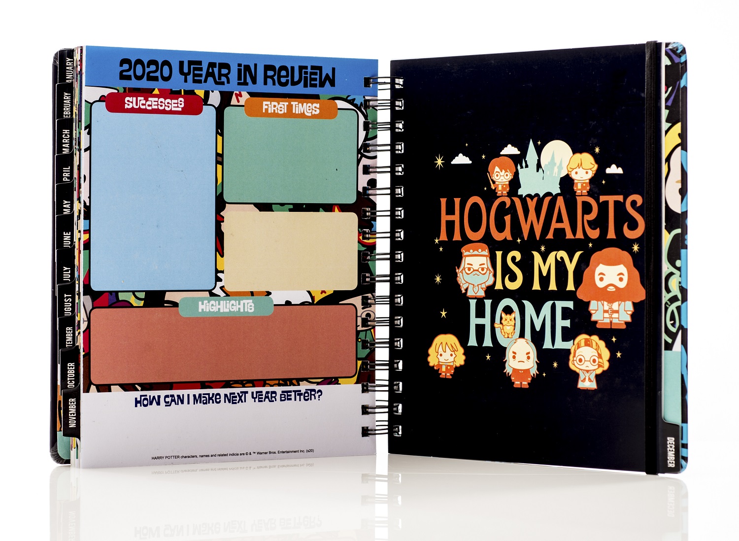 ConQuest Harry Potter Charms Weekly Planner, year in review