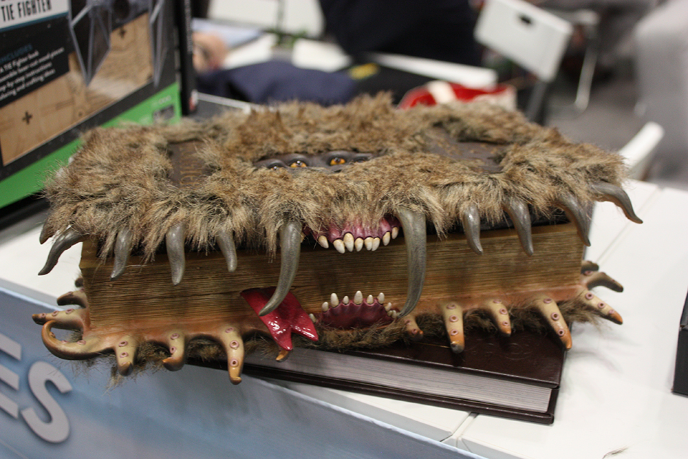 The official film prop of “The Monster Book of Monsters” comes packaged with “The Creature Vault” by Jody Revenson.