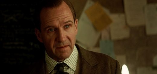 Ralph Fiennes is pictured in character in "The King's Man."