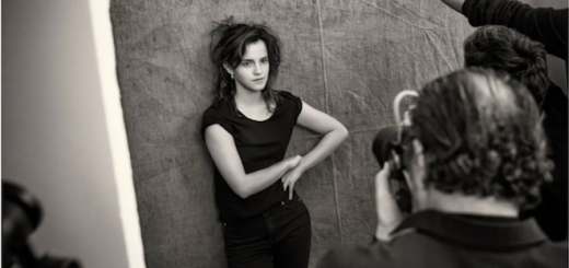 Emma Watson poses for photographer Paulo Roversi during a photoshoot for the Pirelli Calendar 2020 edition.