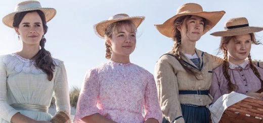 "Little Women" cast members in character, including Emma Watson