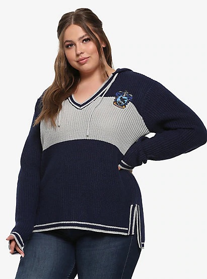 Ravenclaws will be all about these hooded sweaters from Hot Topic.