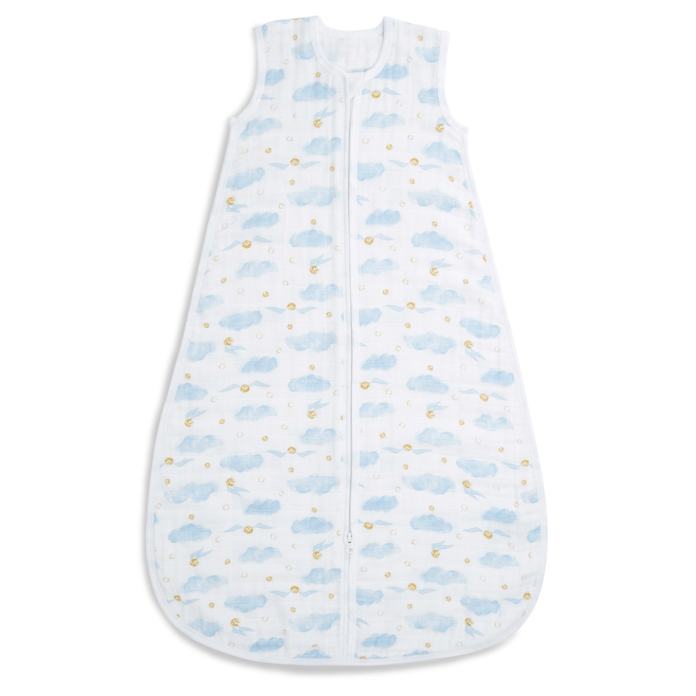 This adorable sleep sack is a “Potter” twist on a classic aden+anais staple of nighttime babies’ wear.