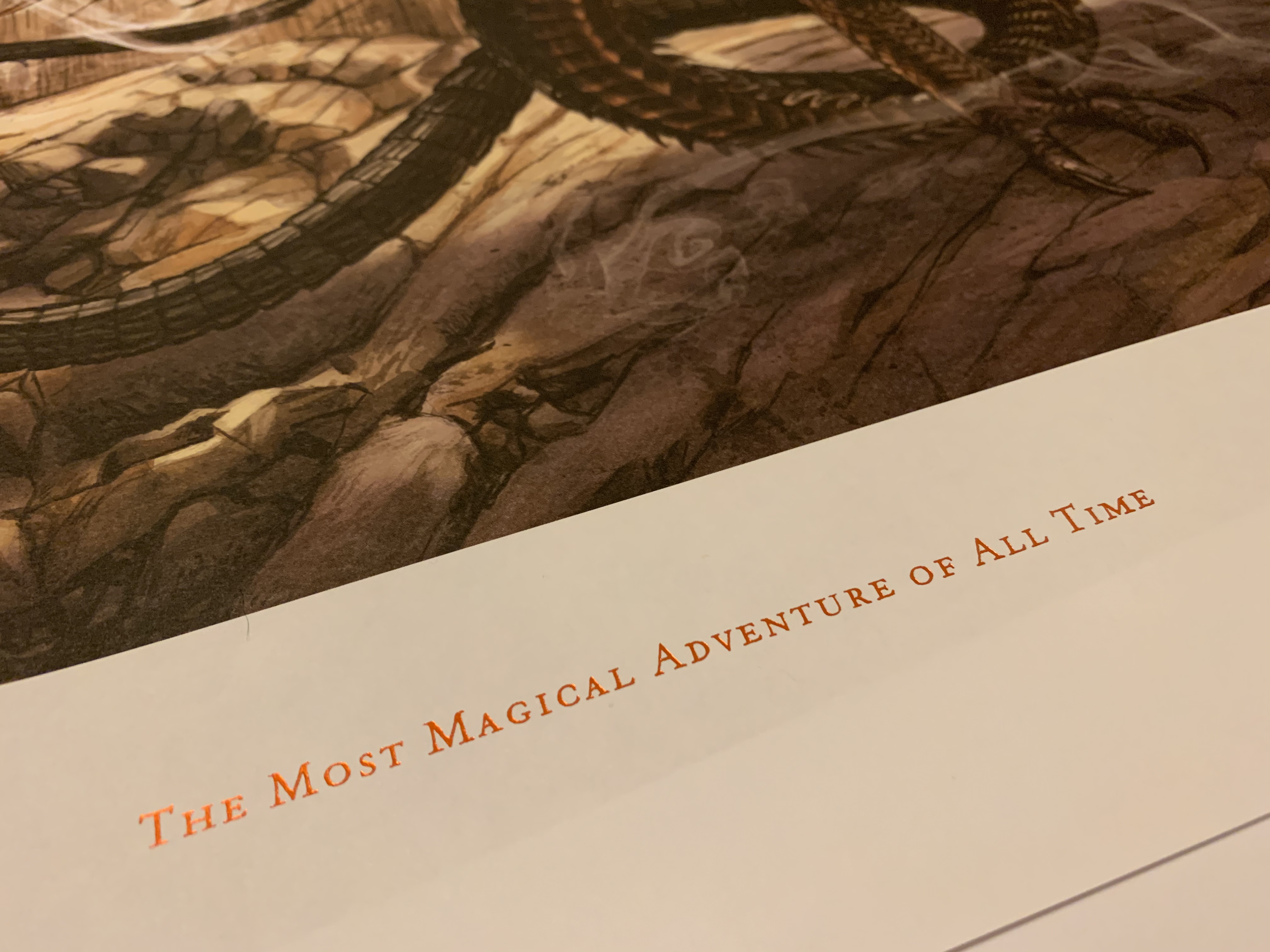 “Goblet of Fire” poster footer – “The Most Magical Adventure of All Time”