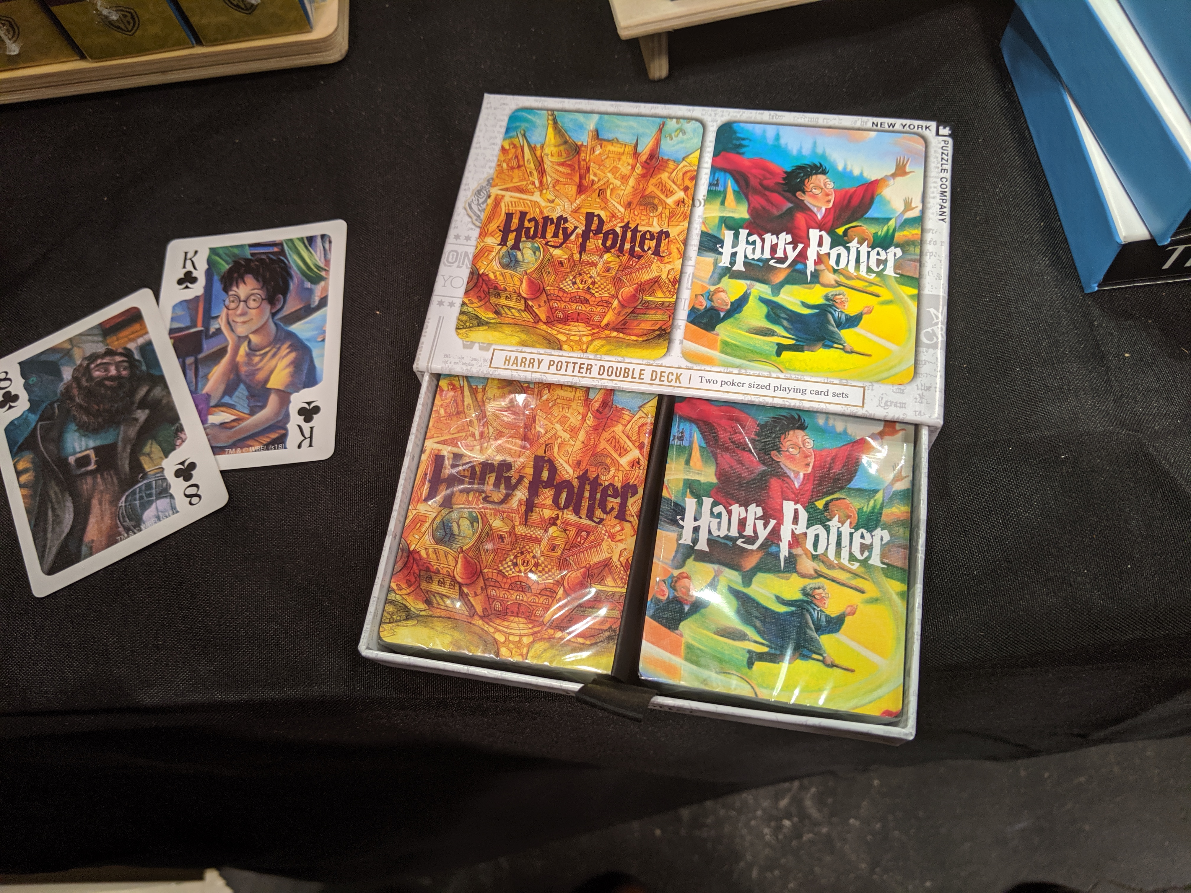 These “Potter”-inspired decks of cards featuring Mary GrandPré’s artwork are a great collectible.