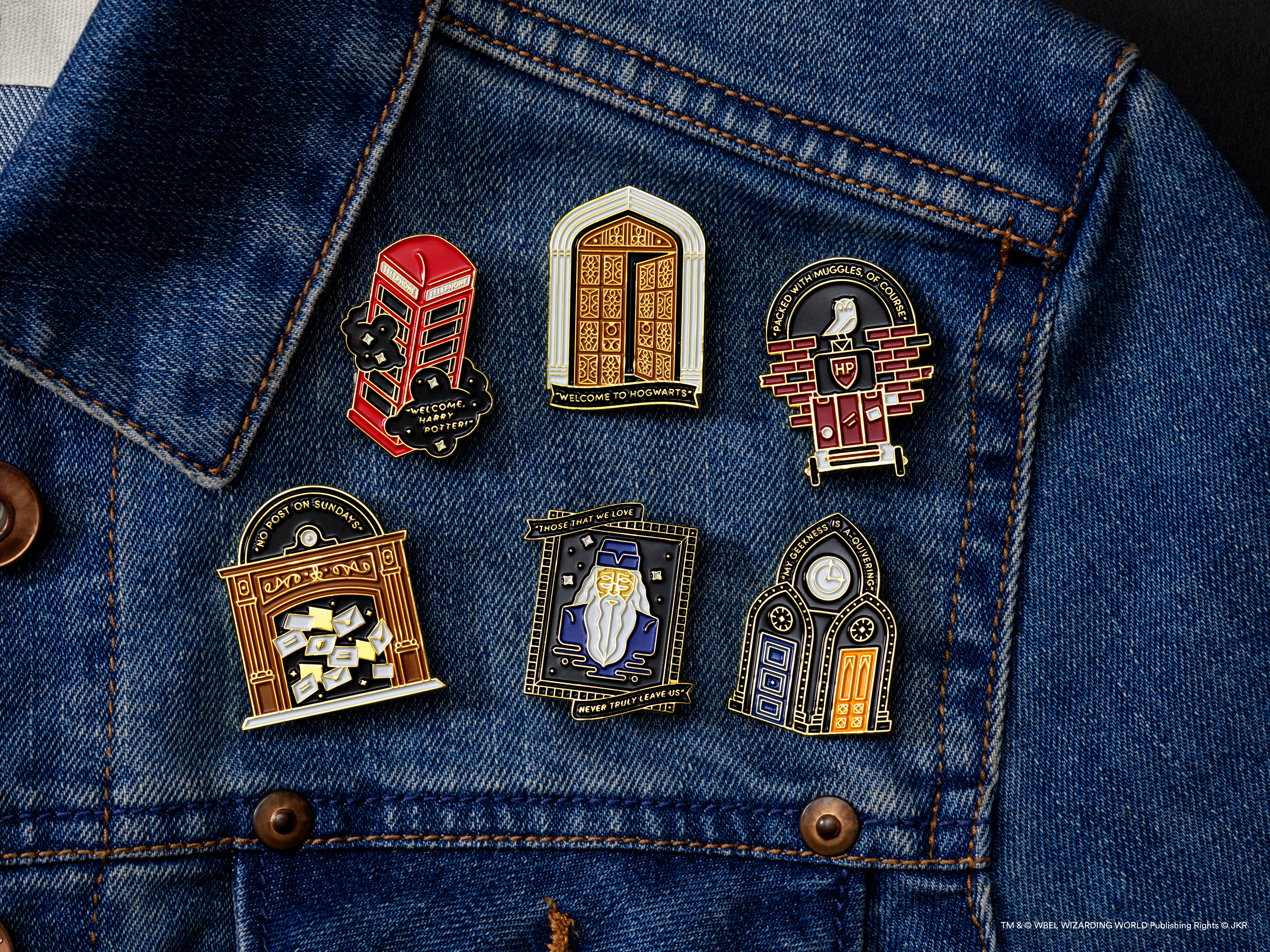 Collectible pins will be available to Wizarding World Gold members.