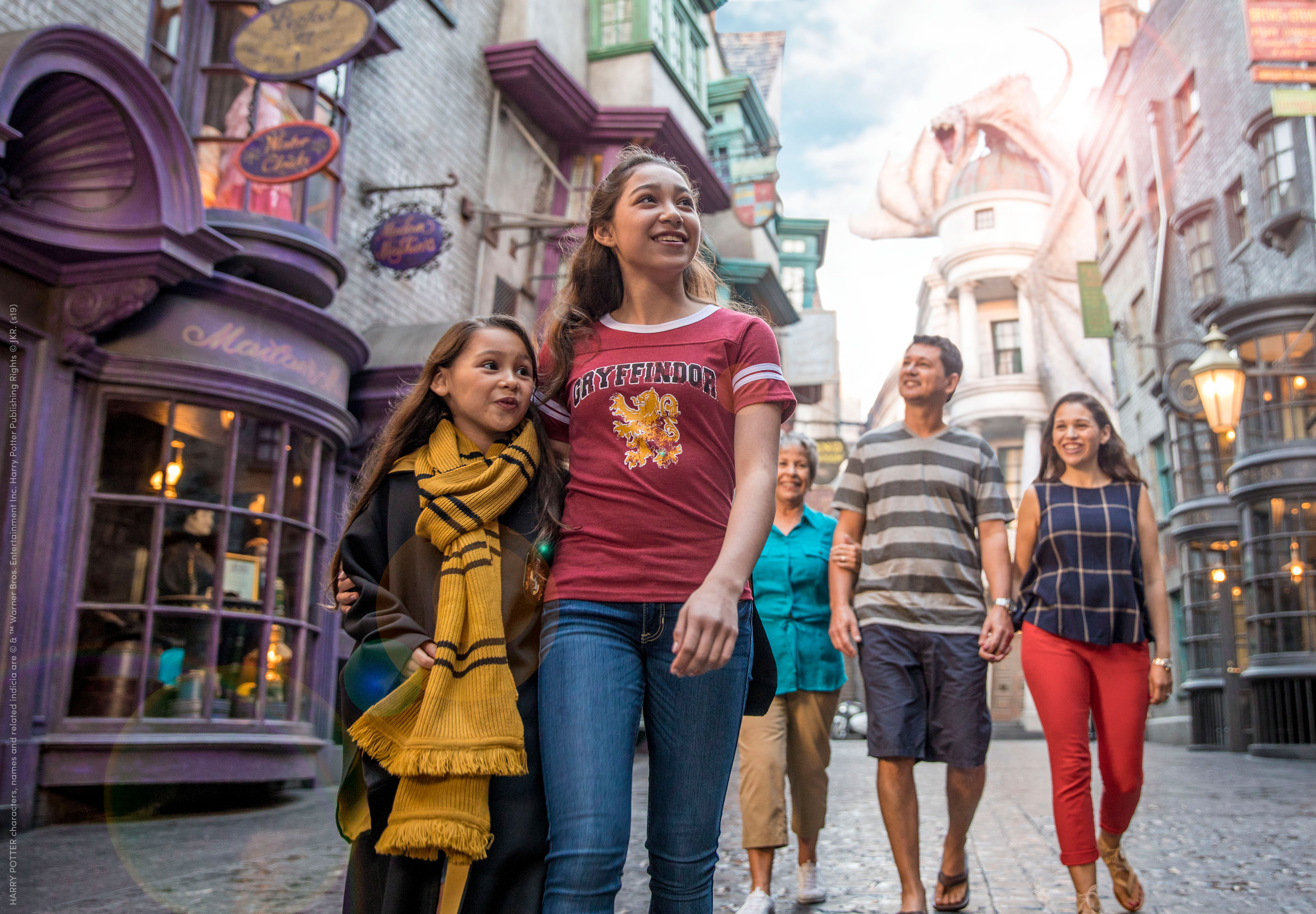 Members will have access to discounts at the Wizarding World of Harry Potter theme park.