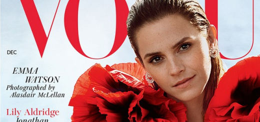 Emma Watson covers British "Vogue" for its December 2019 issue.