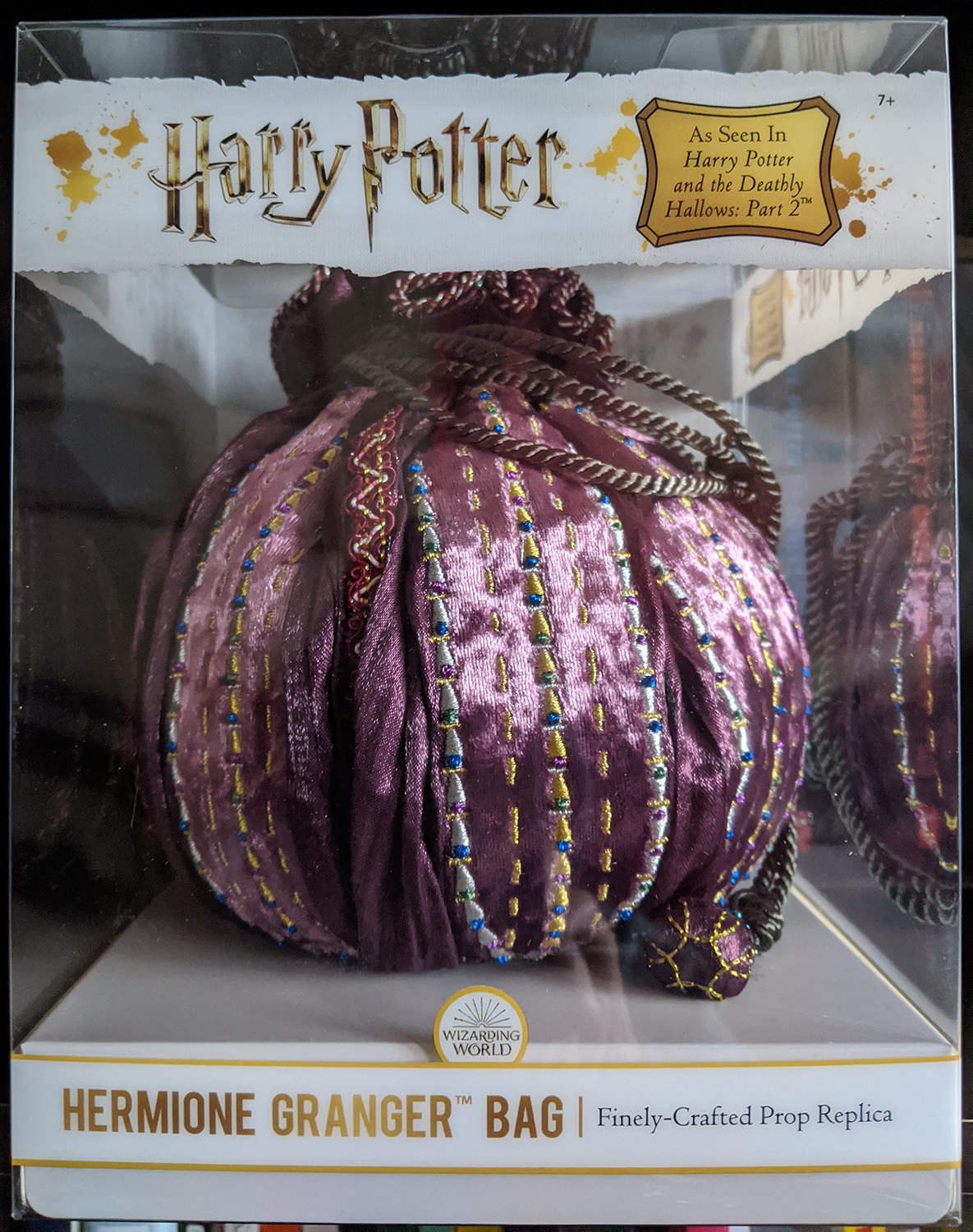 Hermione’s bag packaging, front