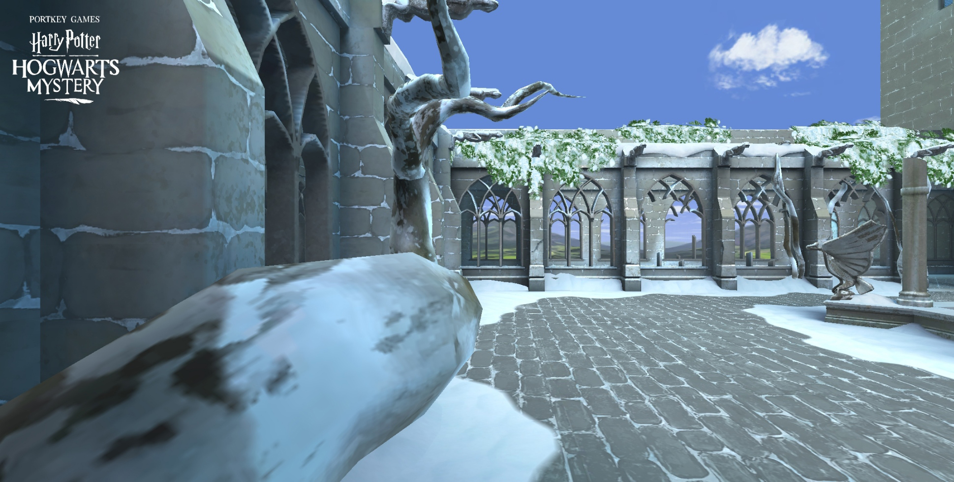 The Courtyard looks like a fun place for a snowball fight.