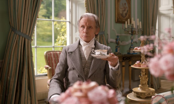 Bill Nighy as Mr. Woodhouse in a scene from "Emma".