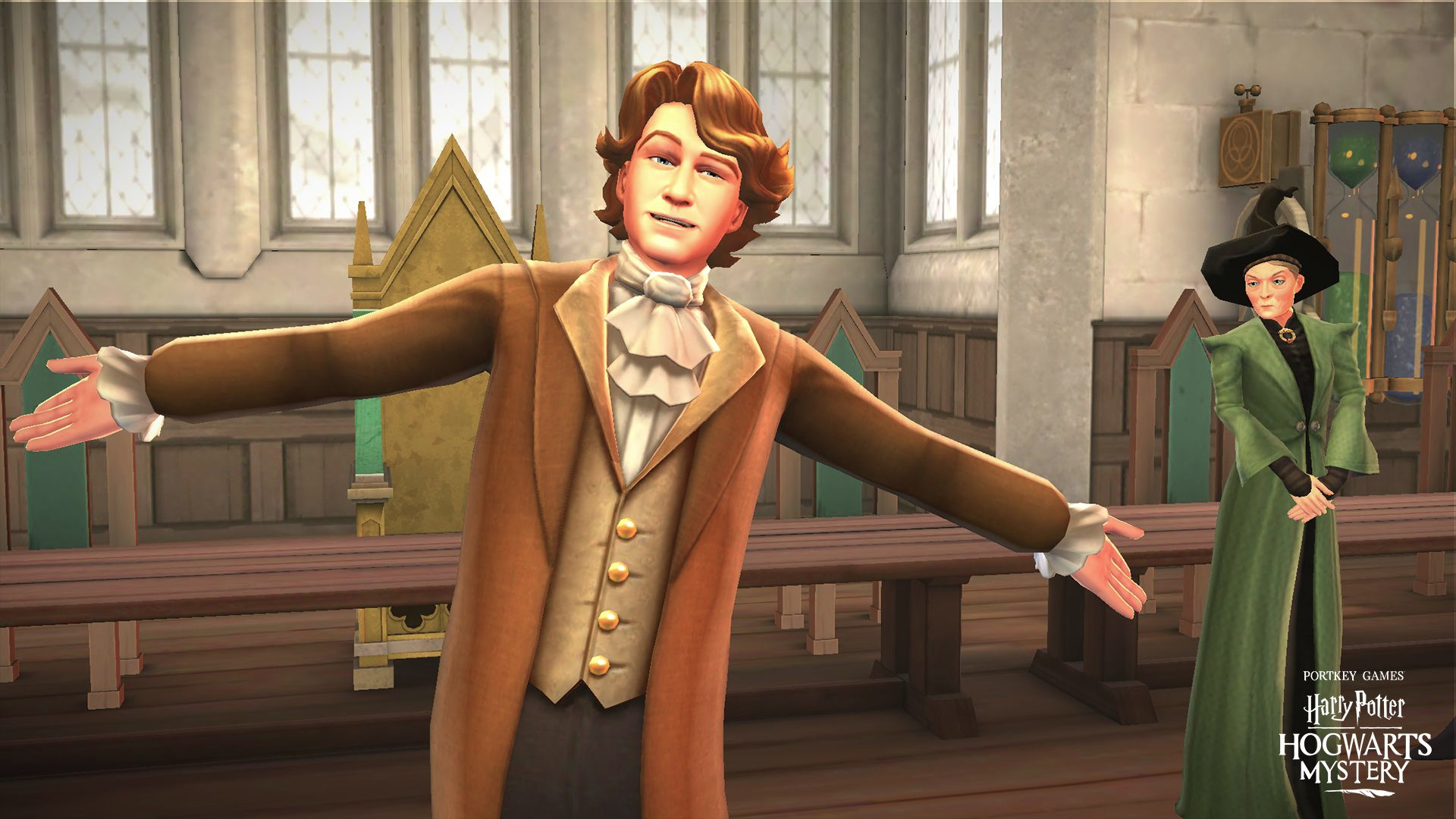 Gilderoy Lockhart is making an appearance in the "Harry Potter: Hogwarts Mystery" Valentine's Day at Hogwarts side quest.