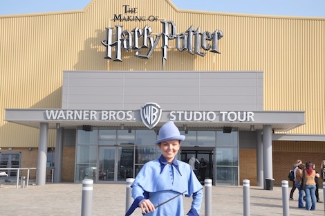 Josée Le Blanc outside WB Studio Tour, 2012