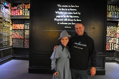 Josée Le Blanc & Keith Hawk at WB Studio Tour, 2012