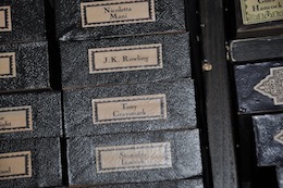 J.K. Rowling's wand box at WB Studio Tour, 2012