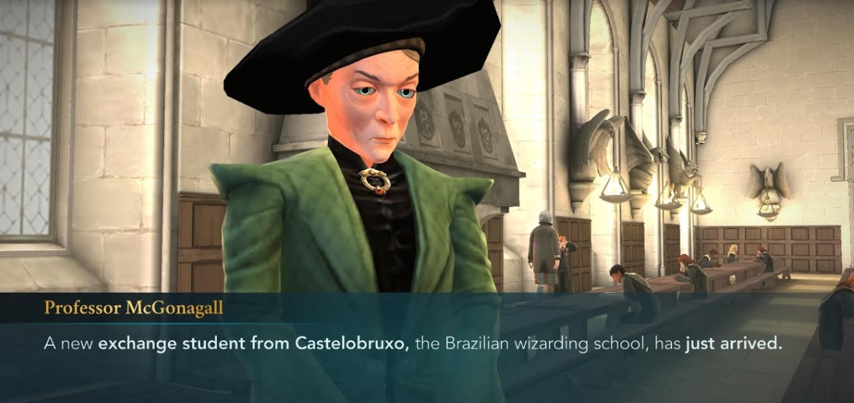 A student from Castelobruxo is about to make an appearance in "Harry Potter: Hogwarts Mystery".