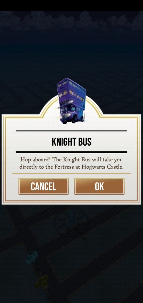 The Knight Bus has arrived in "Wizards Unite".