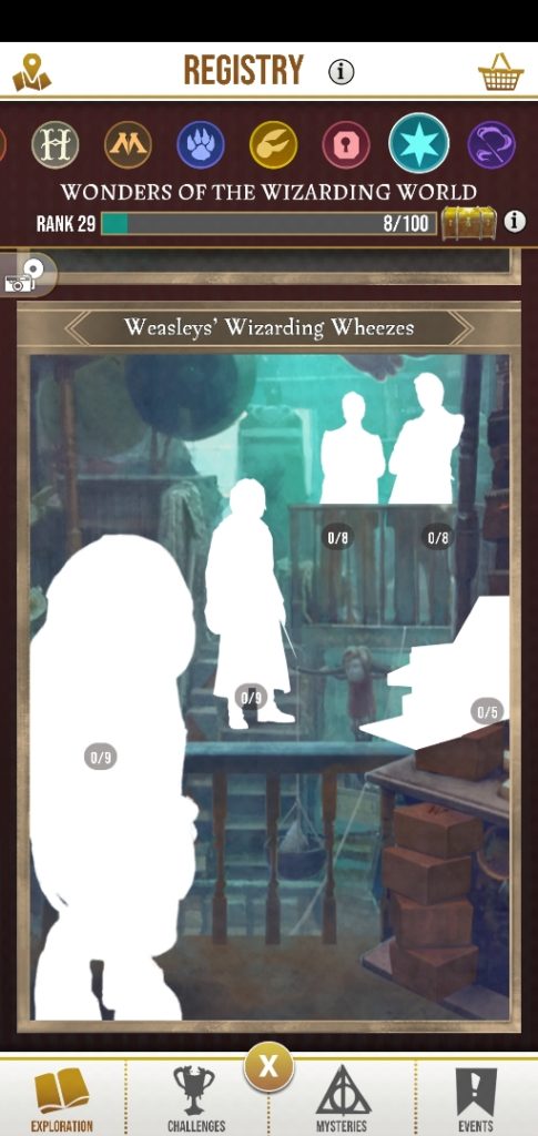 "Harry Potter: Wizards Unite" has added a new Weasleys' Wizard Wheezes Registry Page.