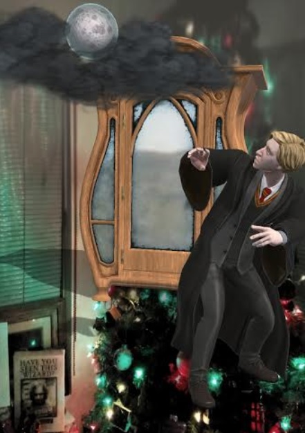 Young Remus Lupin finds it difficult to face his boggart in "Harry Potter: Wizards Unite".