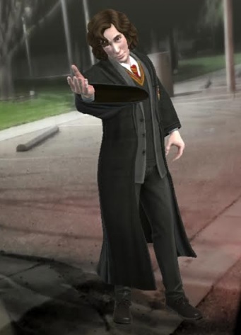 Young Sirius Black thanks you for your assistance in "Harry Potter: Wizards Unite".