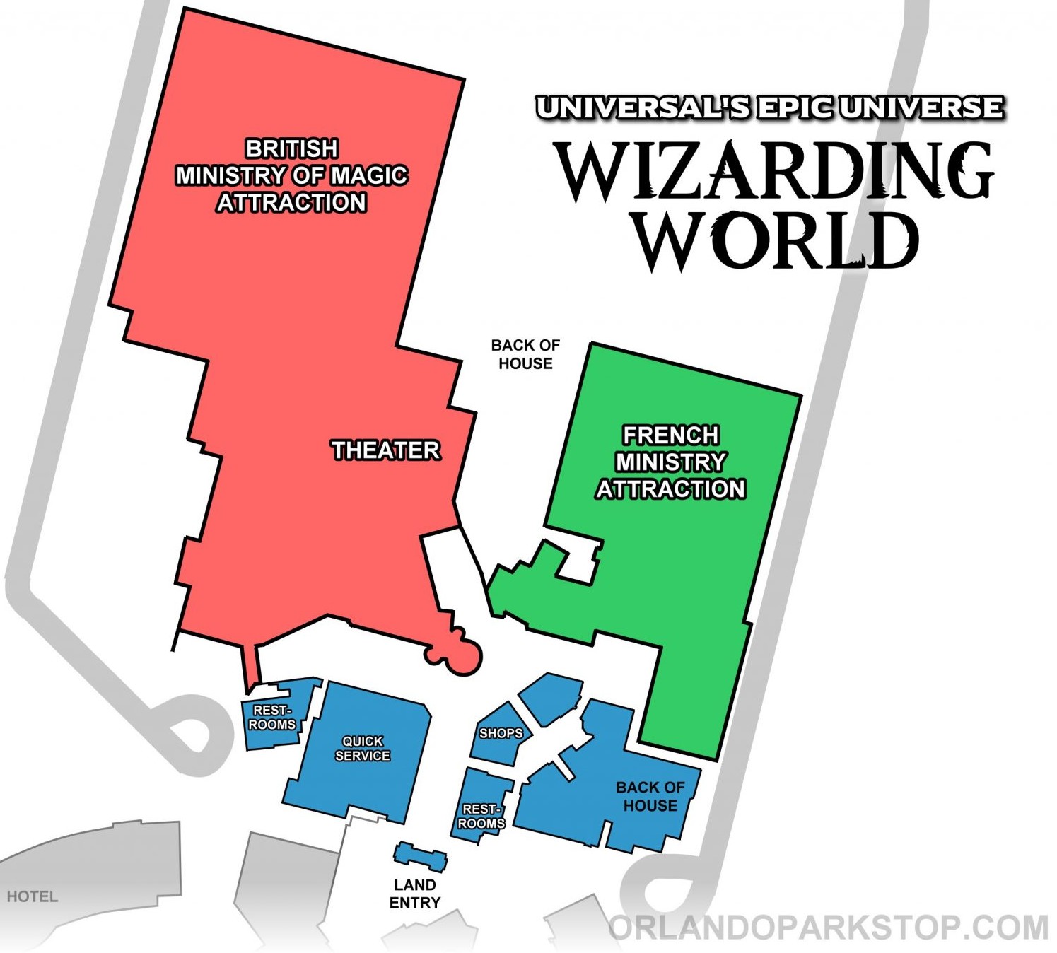 Epic Universe Wizarding World Concept