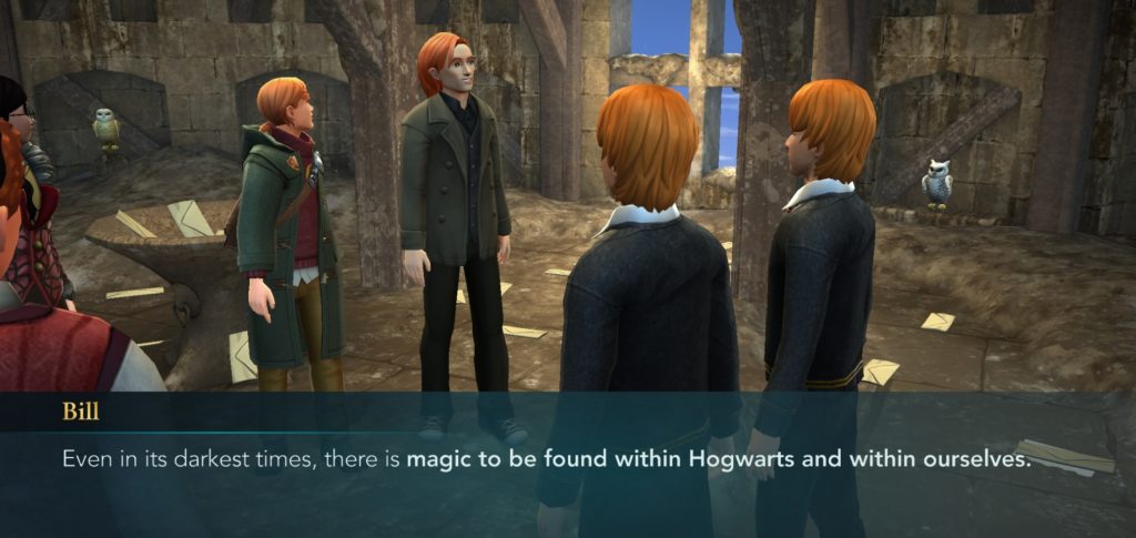 Bill Weasley reminds us that there's magic to be found at Hogwarts and within ourselves.