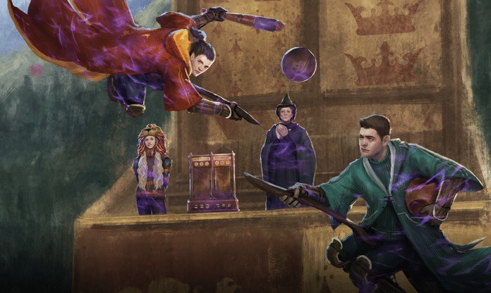 A graphic for Part 2 of the "Wizards Unite" Quidditch Cup Brilliant Event is pictured.