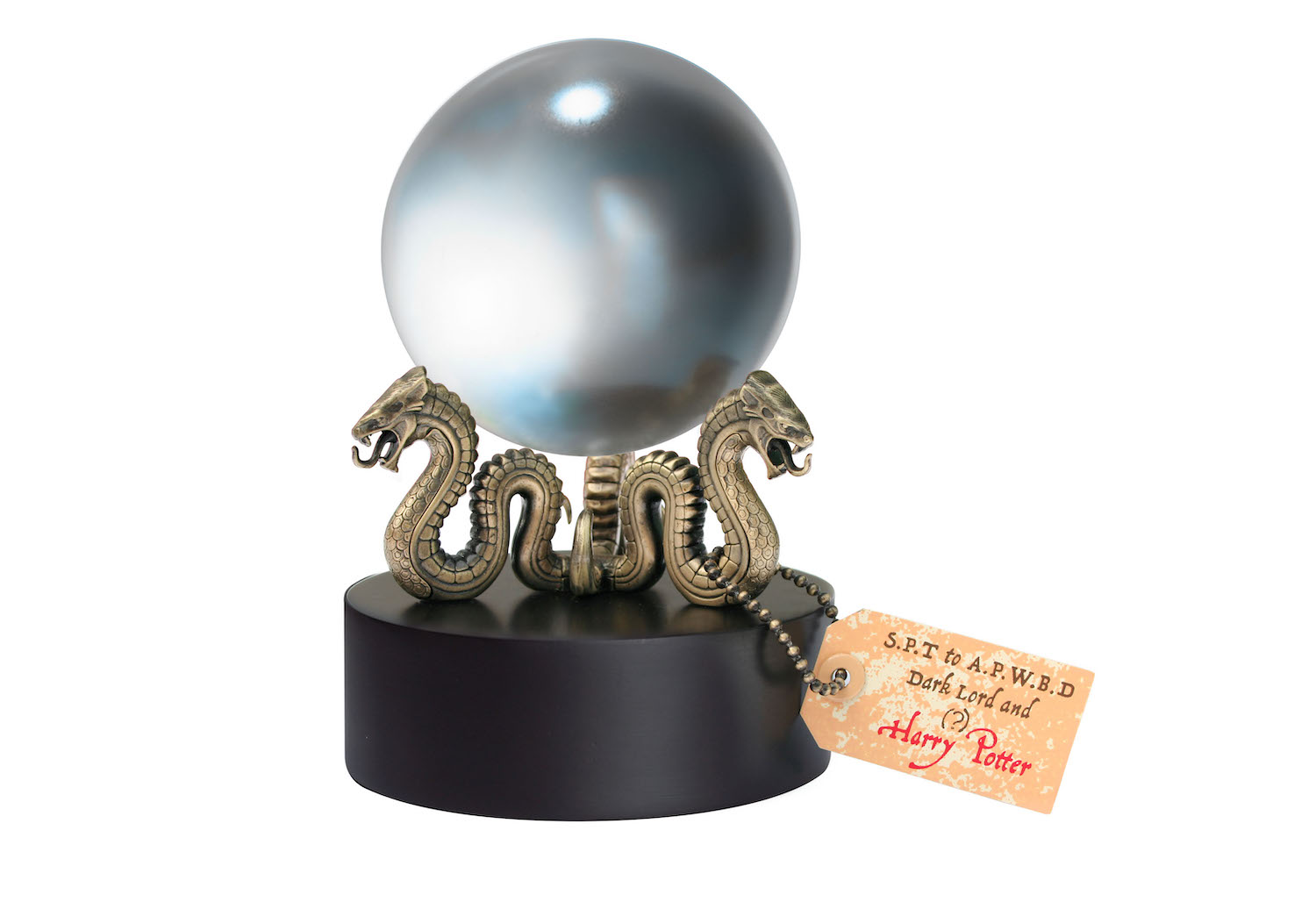 The Noble Collection’s Prophecy Orb is an authentic replica of the prophecy concerning Lord Voldemort and Harry Potter.