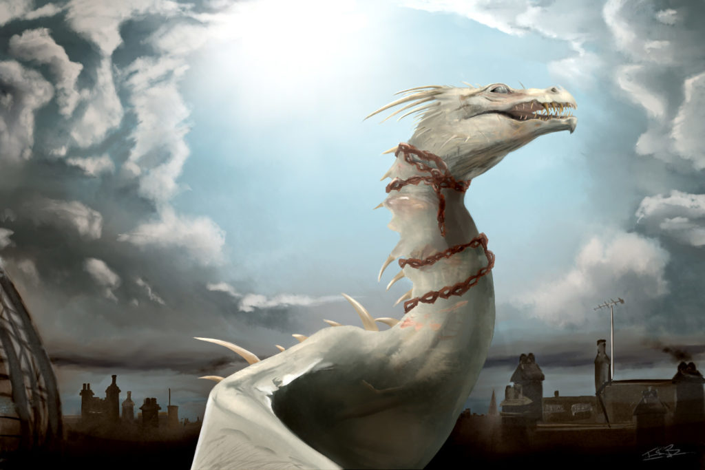 albino dragon harry potter