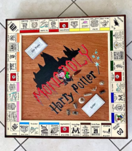 Alohomora! That time we made a Harry Potter Monopoly Board