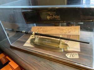 Image of collector’s edition wand at universal Orlando