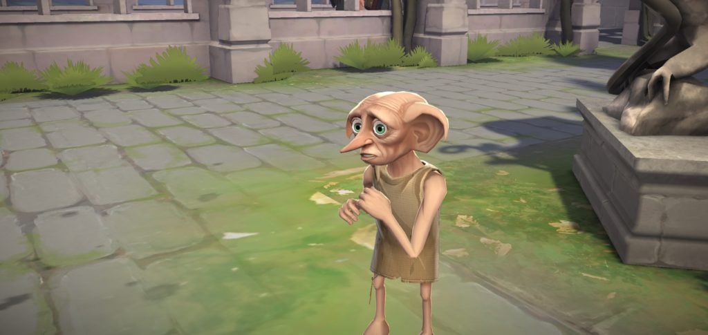 We're introduced to Dobby in "Hogwarts Mystery".