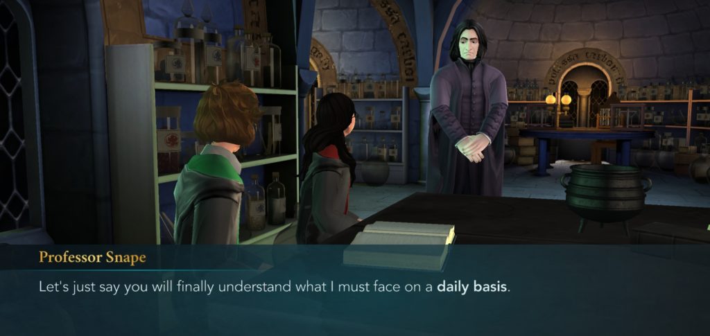 Severus Snape hates children, and we all pretty much knew that.