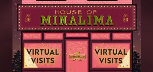 The House of MinaLima front entrance advertises virtual visits.