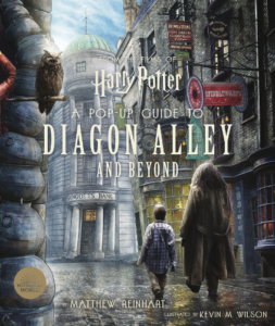 The cover of "Harry Potter: A Pop-Up Guide to Diagon Alley and Beyond", from Insight Editions, is pictured.