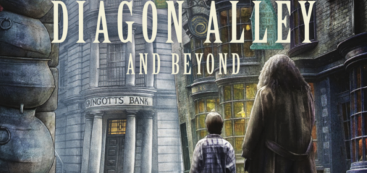 A portion of the cover of "Harry Potter: A Pop-Up Guide to Diagon Alley and Beyond", from Insight Editions, is pictured as a featured image.
