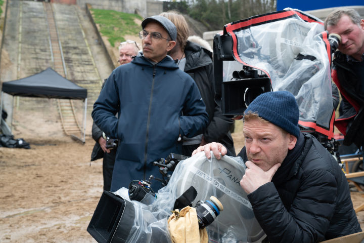 This is a behind the scenes photo of Artemis Fowl.