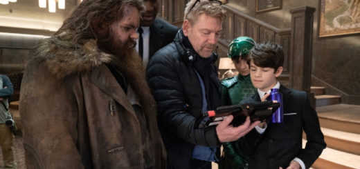 Kenneth Branagh on the set of "Artemis Fowl" is pictured.