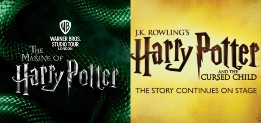 A featured image using the logos of the Warner Bros. Studio Tour London and "Harry Potter and the Cursed Child" is shown.