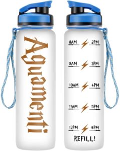 A water bottle with the Aguamenti spell on it 