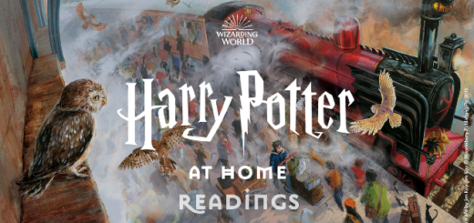 The "Harry Potter At Home" title card is pictured.