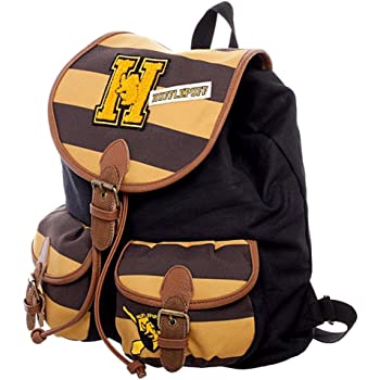 Hufflepuff varsity-style backpack