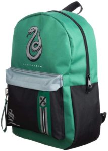 green Slytherin backpack